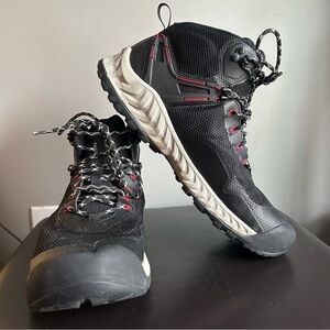 Keen Nxis EVO Black Mid Height Waterproof Hiking Boots